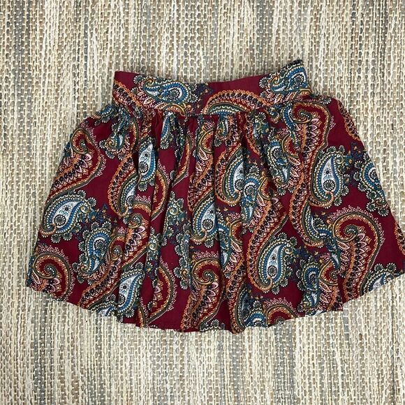 Jak & Pepper Girl’s Paisley Skirt - Picture 1 of 5